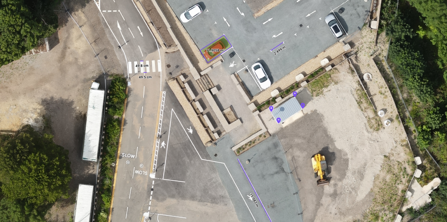 Drone mapping for car park