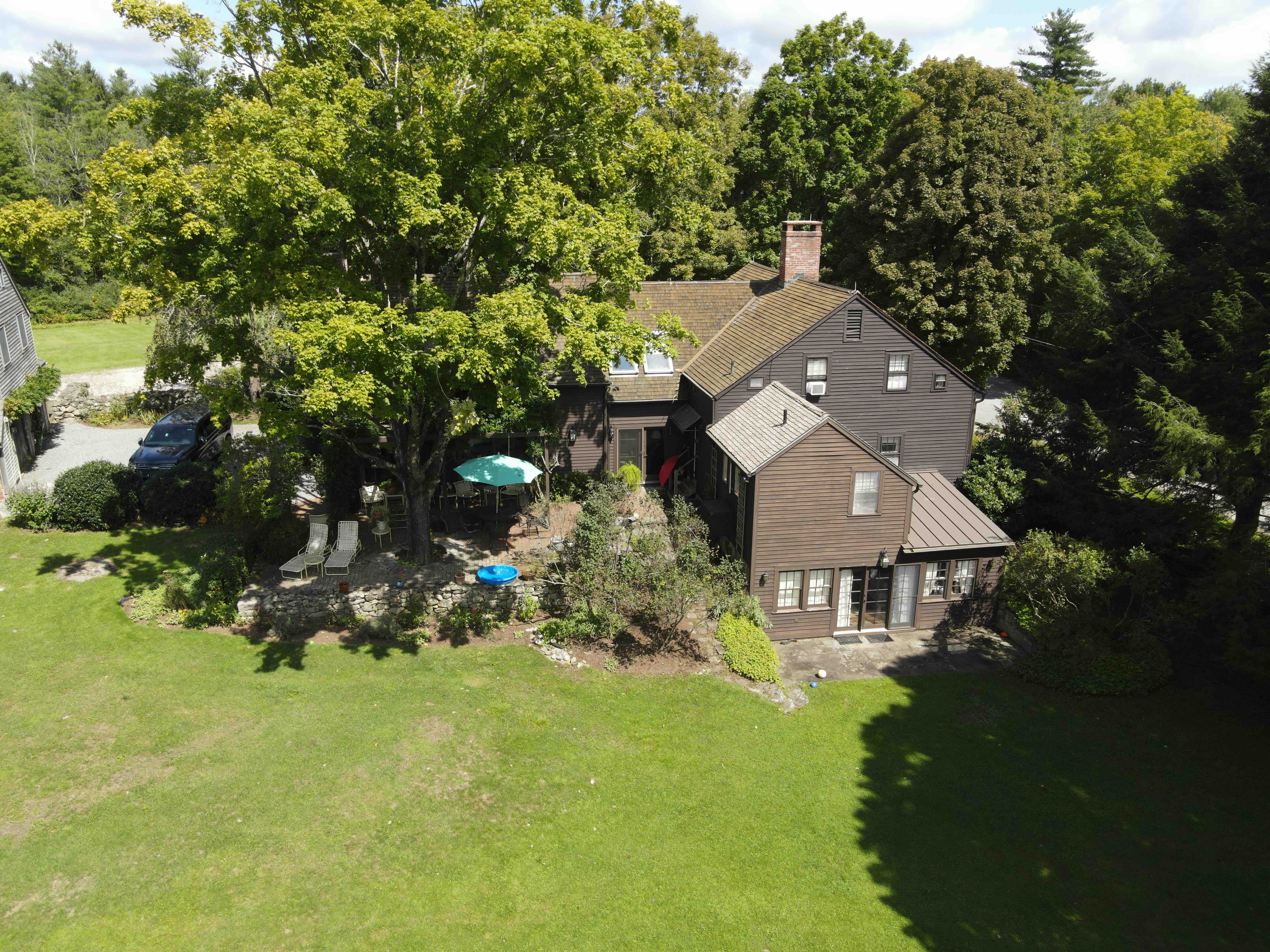 Drone service for real estate of large house