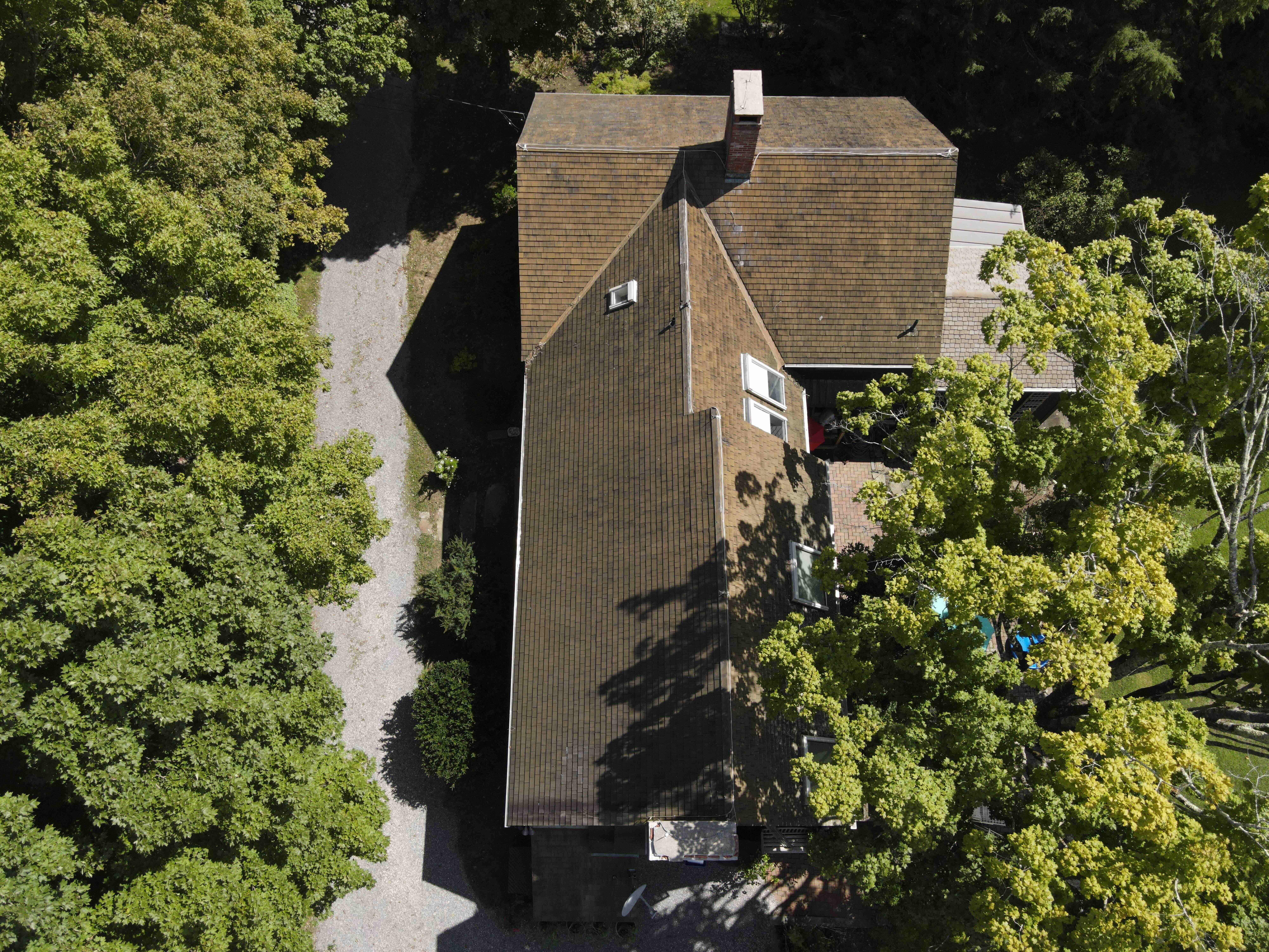 Drone service for real estate of large house