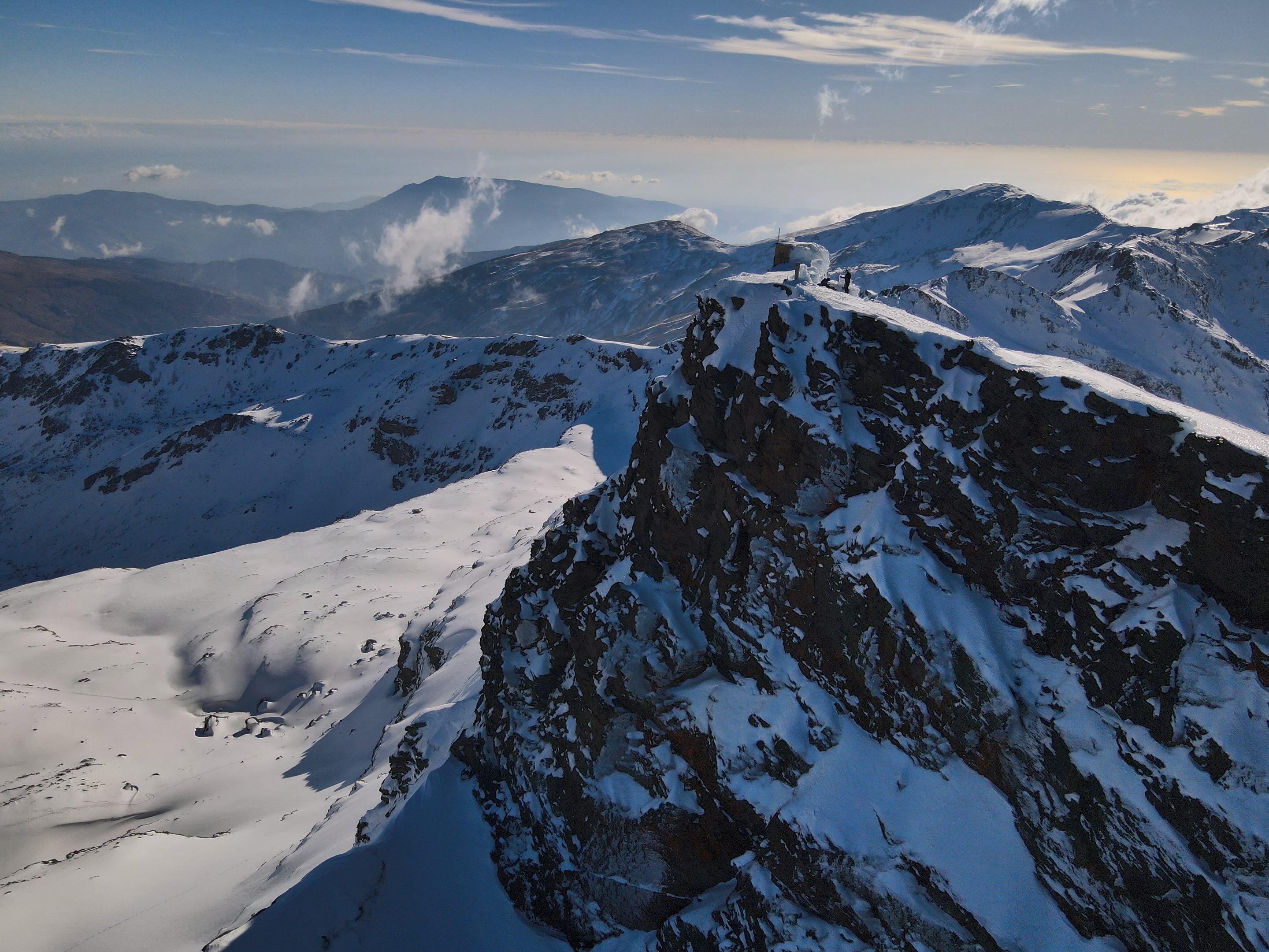 Drone photography service of Sierra Nevada Peak